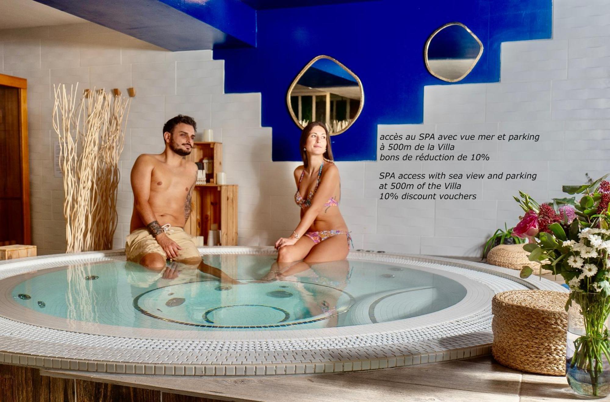 Blue Summer Vibes Duplex Studio For 4P, Ac, Sea View, Parking, Beach At 50M, Spa Access -3 La Ciotat Ngoại thất bức ảnh